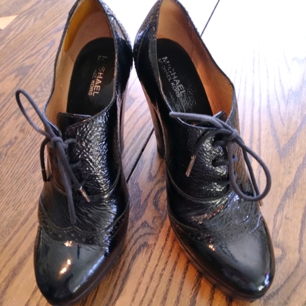 Michael by Michael Kors patent leather heeled oxfords*Final Price*